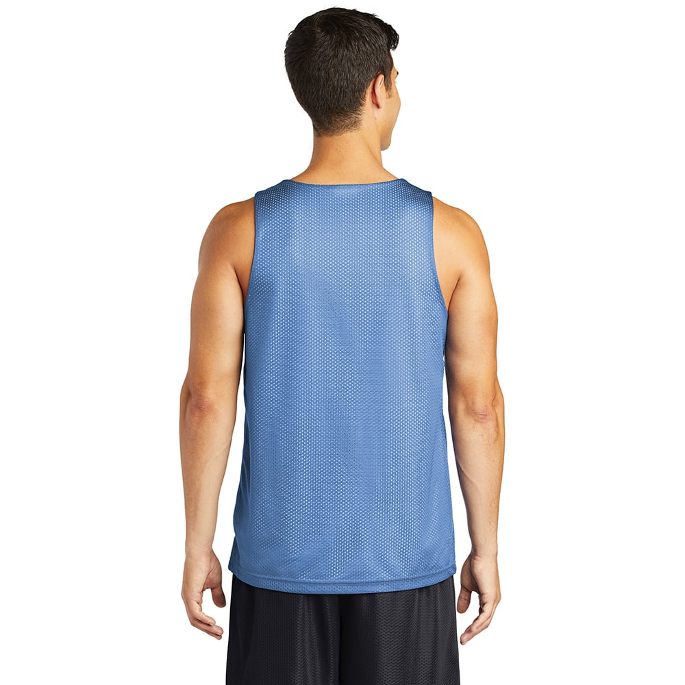 Sport - Tek ST500 PosiCharge Classic Tank Top with White Mesh Reverse - Gorvex.com