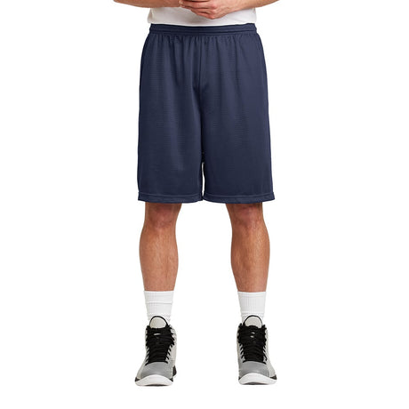 Sport - Tek ST515 PosiCharge Classic 9" Inseam Long Mesh Shorts - Gorvex.com