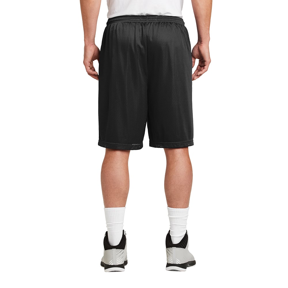 Sport - Tek ST515 PosiCharge Classic 9" Inseam Long Mesh Shorts - Gorvex.com