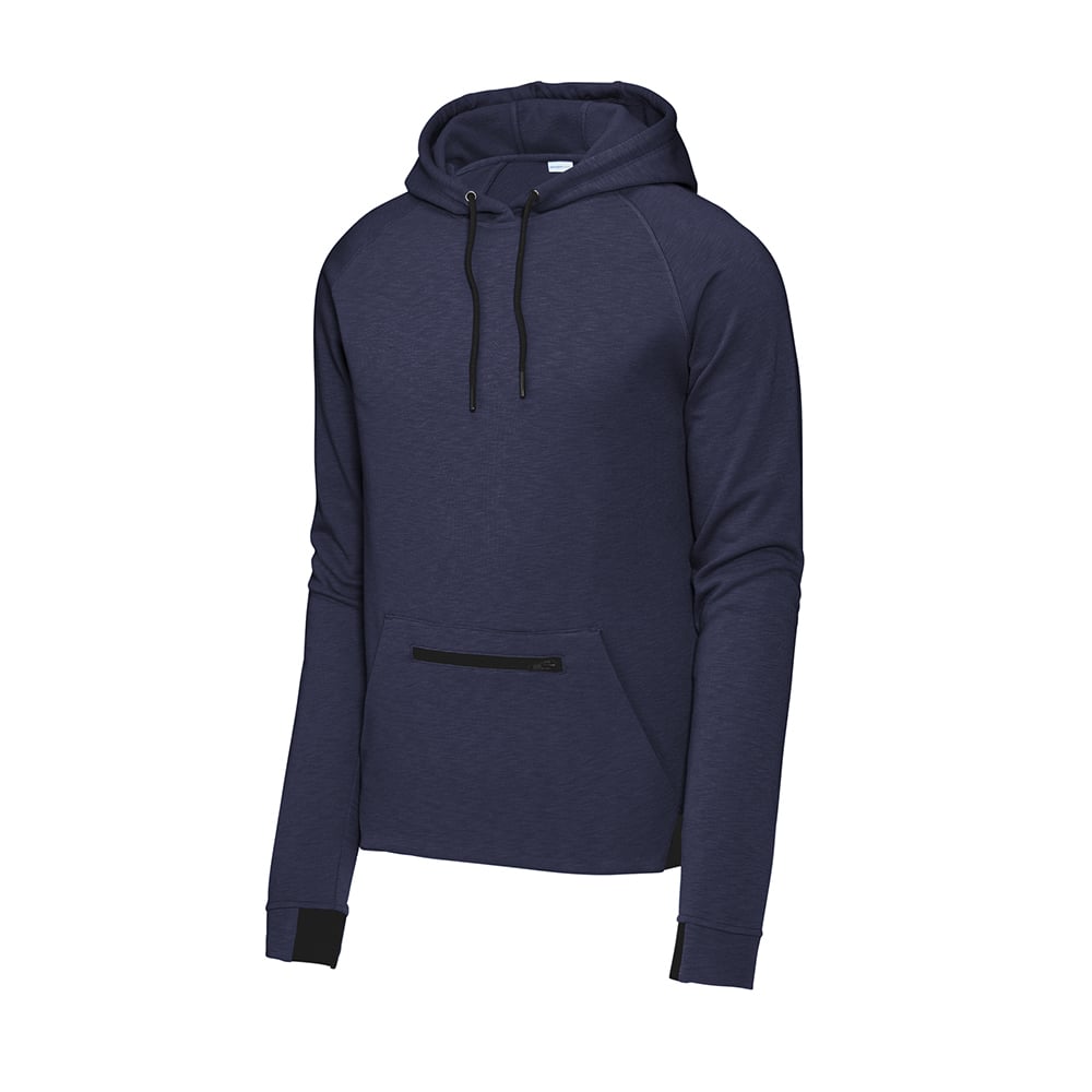 Sport - Tek ST571 PosiCharge Strive Hooded Pullover with Zippered Pocket - Gorvex.com