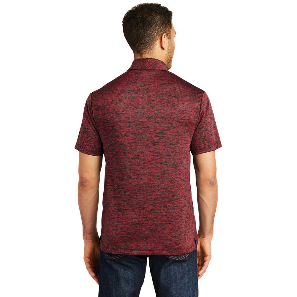 Sport - Tek ST590 PosiCharge Electric Heather Short Sleeve Polo - Gorvex.com