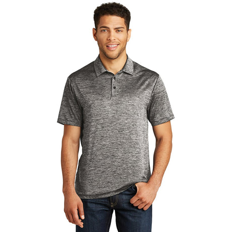 Sport - Tek ST590 PosiCharge Electric Heather Short Sleeve Polo - Gorvex.com