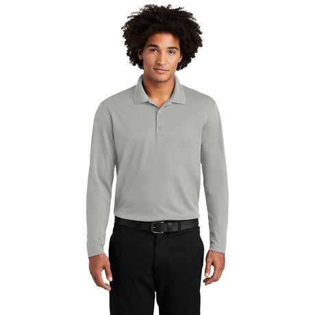 Sport - Tek ST640LS PosiCharge RacerMesh Long Sleeve Polo - Gorvex.com