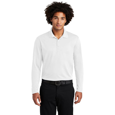 Sport - Tek ST640LS PosiCharge RacerMesh Long Sleeve Polo - Gorvex.com