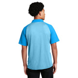 Sport - Tek ST641 PosiCharge RacerMesh Raglan Heather Polo - Gorvex.com