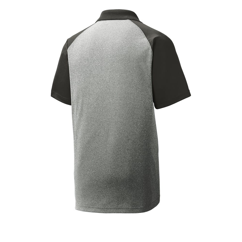 Sport - Tek ST641 PosiCharge RacerMesh Raglan Heather Polo - Gorvex.com