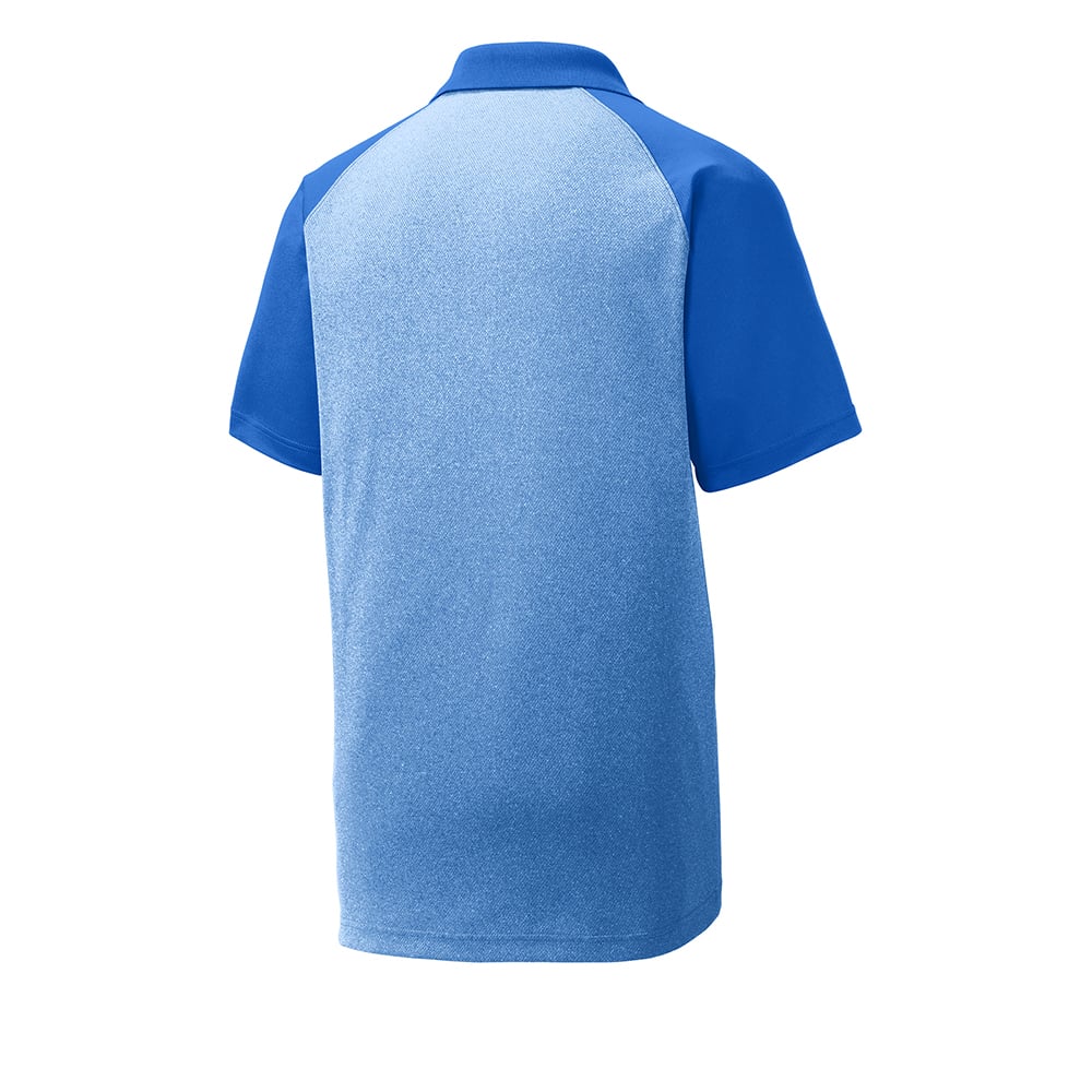 Sport - Tek ST641 PosiCharge RacerMesh Raglan Heather Polo - Gorvex.com