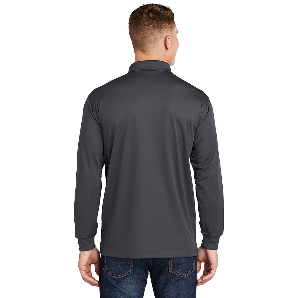 Sport - Tek ST657 Sport - Wick Micropique Long Sleeve Polo - Gorvex.com