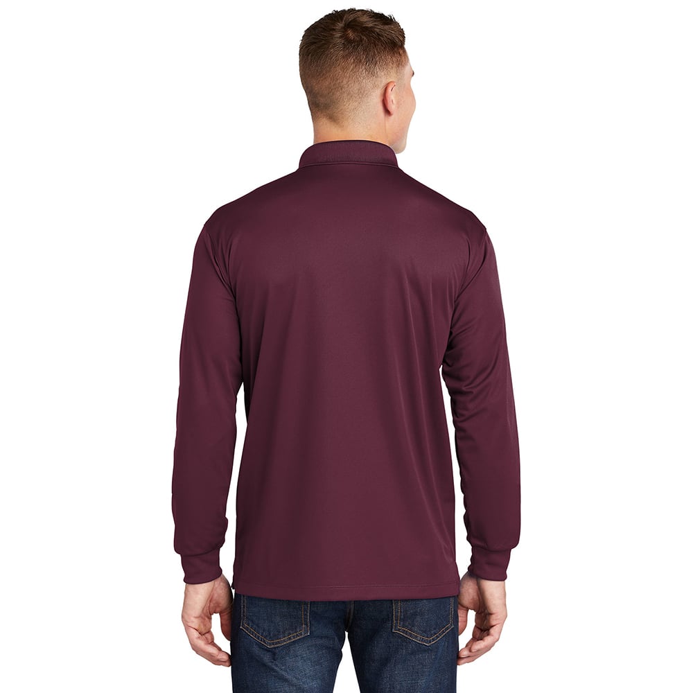 Sport - Tek ST657 Sport - Wick Micropique Long Sleeve Polo - Gorvex.com