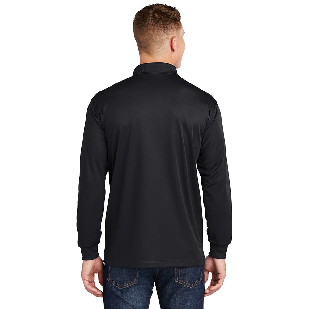 Sport - Tek ST657 Sport - Wick Micropique Long Sleeve Polo - Gorvex.com