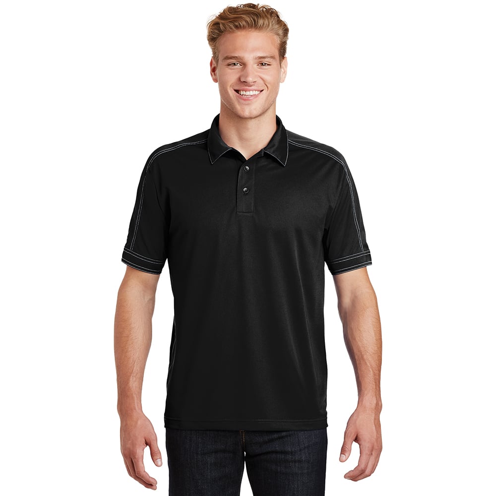 Sport - Tek ST659 Sport - Wick Micropique Polo with Contrast Stitching - Gorvex.com