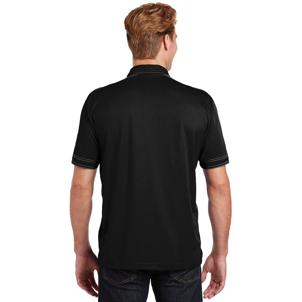 Sport - Tek ST659 Sport - Wick Micropique Polo with Contrast Stitching - Gorvex.com