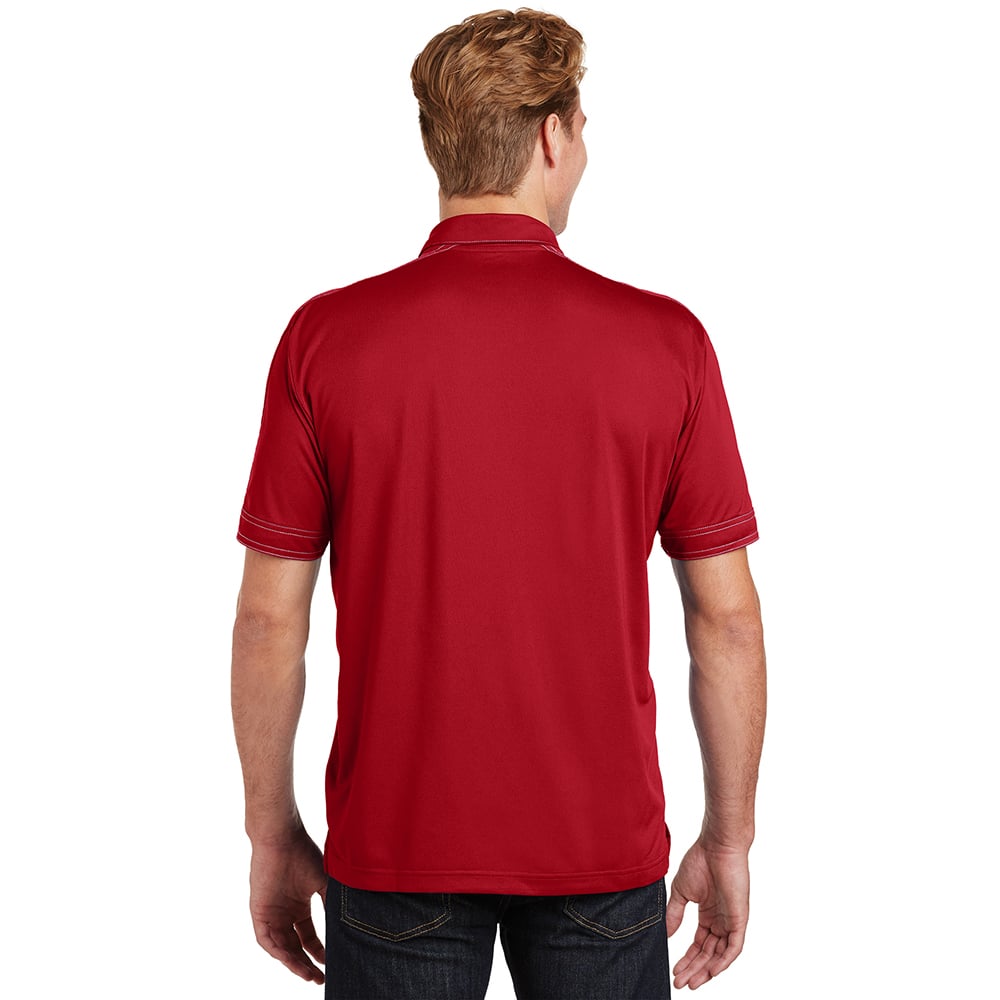 Sport - Tek ST659 Sport - Wick Micropique Polo with Contrast Stitching - Gorvex.com