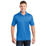 Sport - Tek ST660 Heather Contender Polo with 3 - Button Placket - Gorvex.com