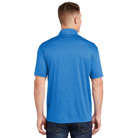 Sport - Tek ST660 Heather Contender Polo with 3 - Button Placket - Gorvex.com