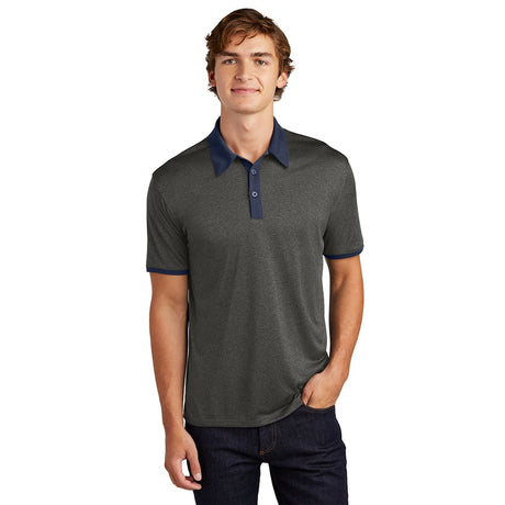 Sport - Tek ST667 Contender Heather Contrast Polo - Gorvex.com