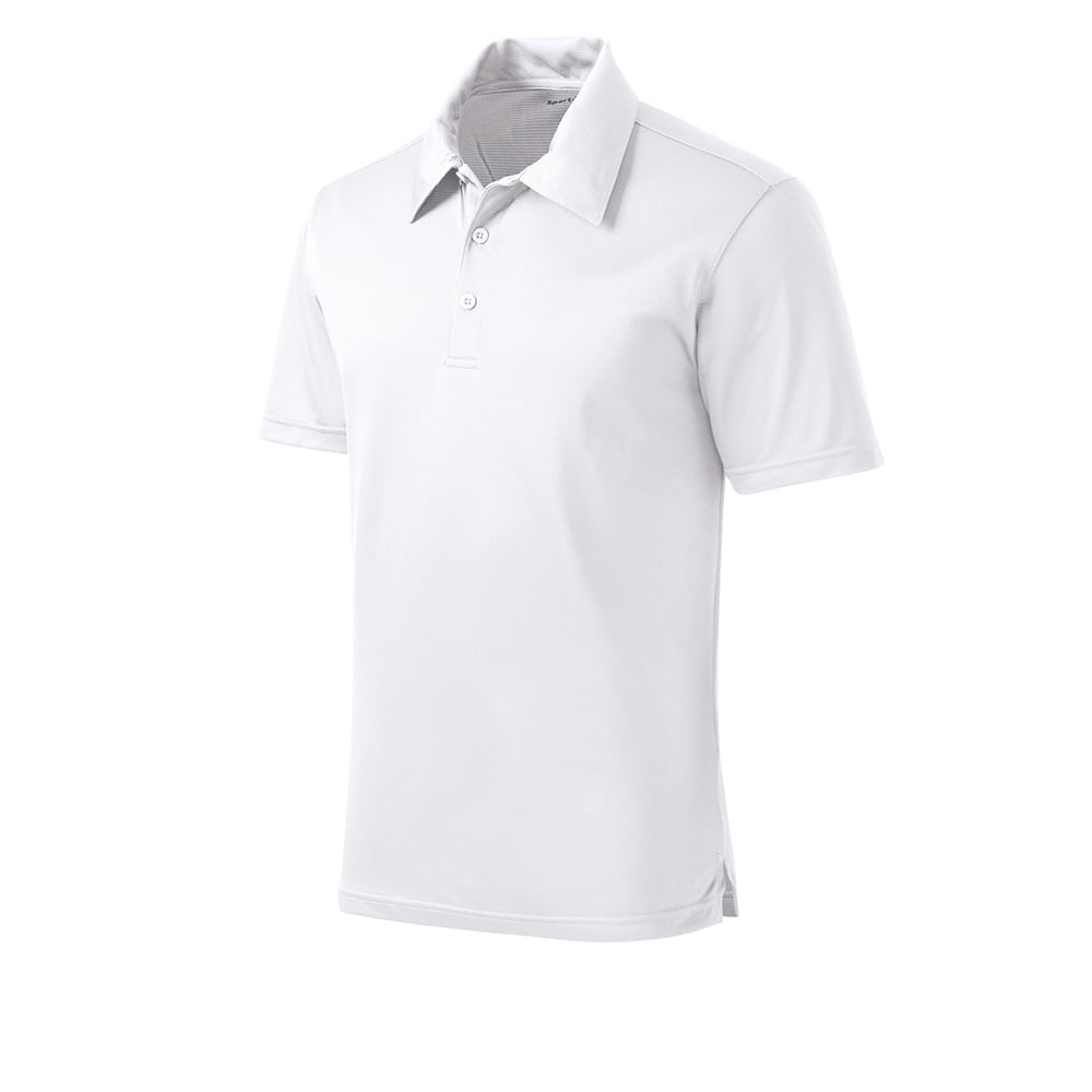 Sport - Tek ST690 PosiCharge Active Textured Polo with 3 - Button Placket - Gorvex.com