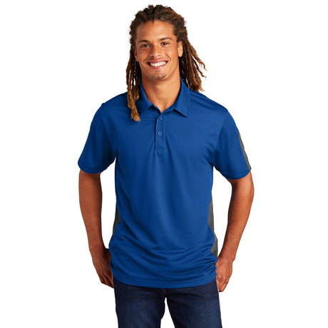 Sport - Tek ST695 PosiCharge Active Textured Colorblock Polo - Gorvex.com