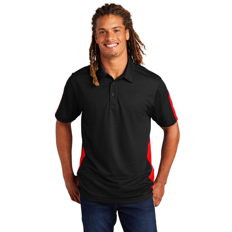 Sport - Tek ST695 PosiCharge Active Textured Colorblock Polo - Gorvex.com