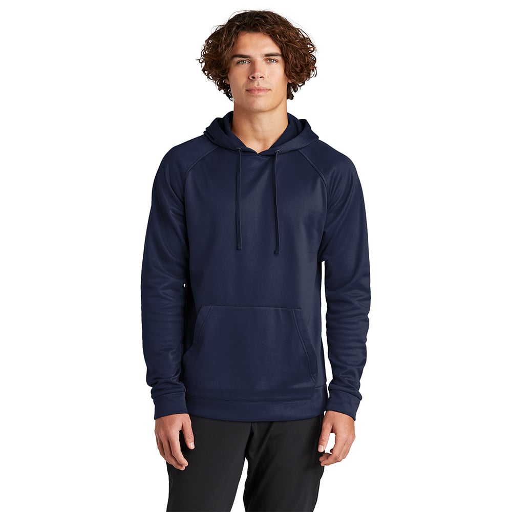 Sport - Tek ST730 Re - Compete Hooded Pullover With Front Pouch Pocket - Gorvex.com