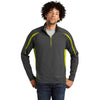 Sport - Tek ST851 Sport - Wick Stretch Half - Zip Colorblock Pullover - Gorvex.com
