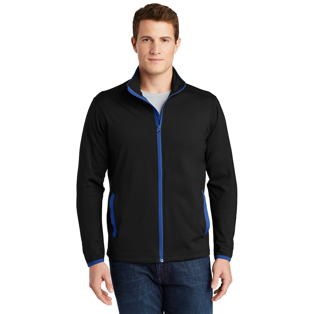 Sport - Tek ST853 Sport - Wick Stretch Jacket with Contrast Piping - Gorvex.com