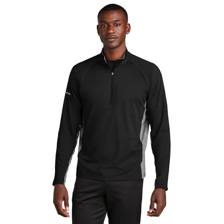 Sport - Tek ST854 Sport - Wick Stretch Contrast Raglan Half - Zip Pullover - Gorvex.com