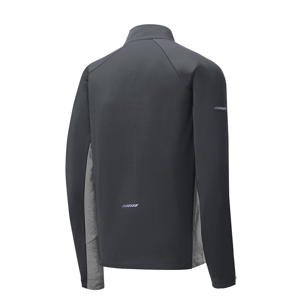 Sport - Tek ST854 Sport - Wick Stretch Contrast Raglan Half - Zip Pullover - Gorvex.com