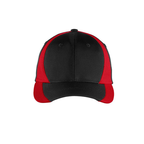 Sport - Tek STC11 Dry Zone Nylon Colorblock Structured Adjustable Cap - Gorvex.com