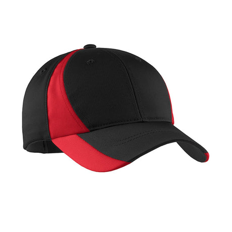 Sport - Tek STC11 Dry Zone Nylon Colorblock Structured Adjustable Cap - Gorvex.com