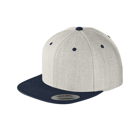 Sport - Tek STC19 Yupoong Flat Bill Snapback Adjustable Cap - Gorvex.com