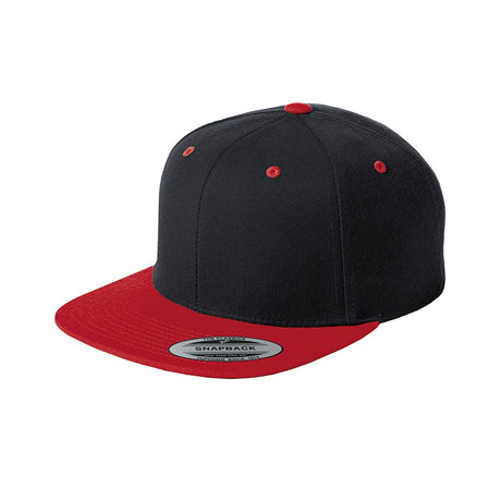 Sport - Tek STC19 Yupoong Flat Bill Snapback Adjustable Cap - Gorvex.com