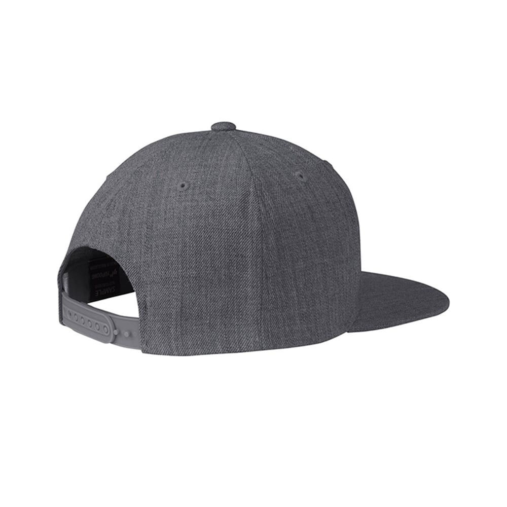 Sport - Tek STC19 Yupoong Flat Bill Snapback Adjustable Cap - Gorvex.com