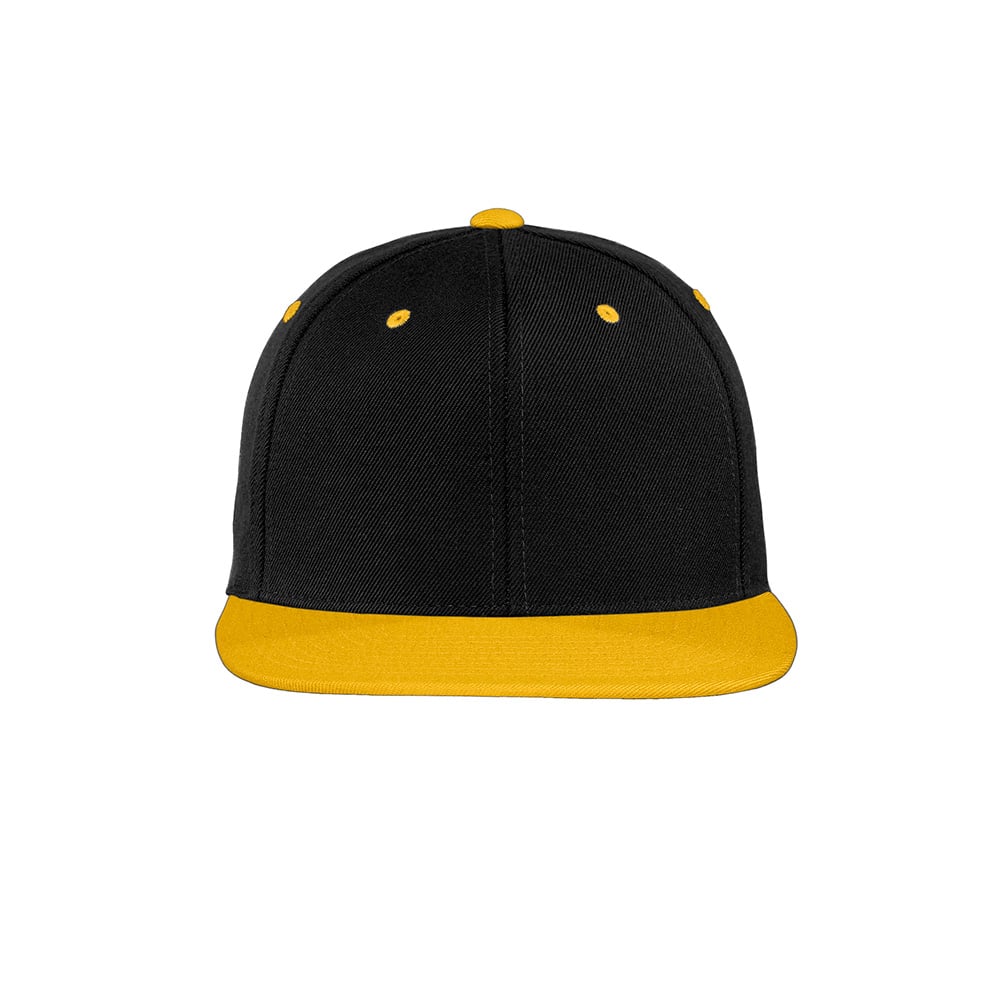 Sport - Tek STC19 Yupoong Flat Bill Snapback Adjustable Cap - Gorvex.com