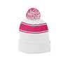 Sport - Tek STC28 Two - toned Pom Pom Stripe Beanie - Gorvex.com