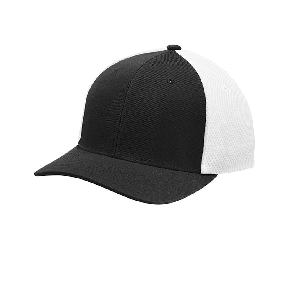 Sport - Tek STC40 Flexfit Air Mesh Back Structured Stretch Fitted Cap - Gorvex.com