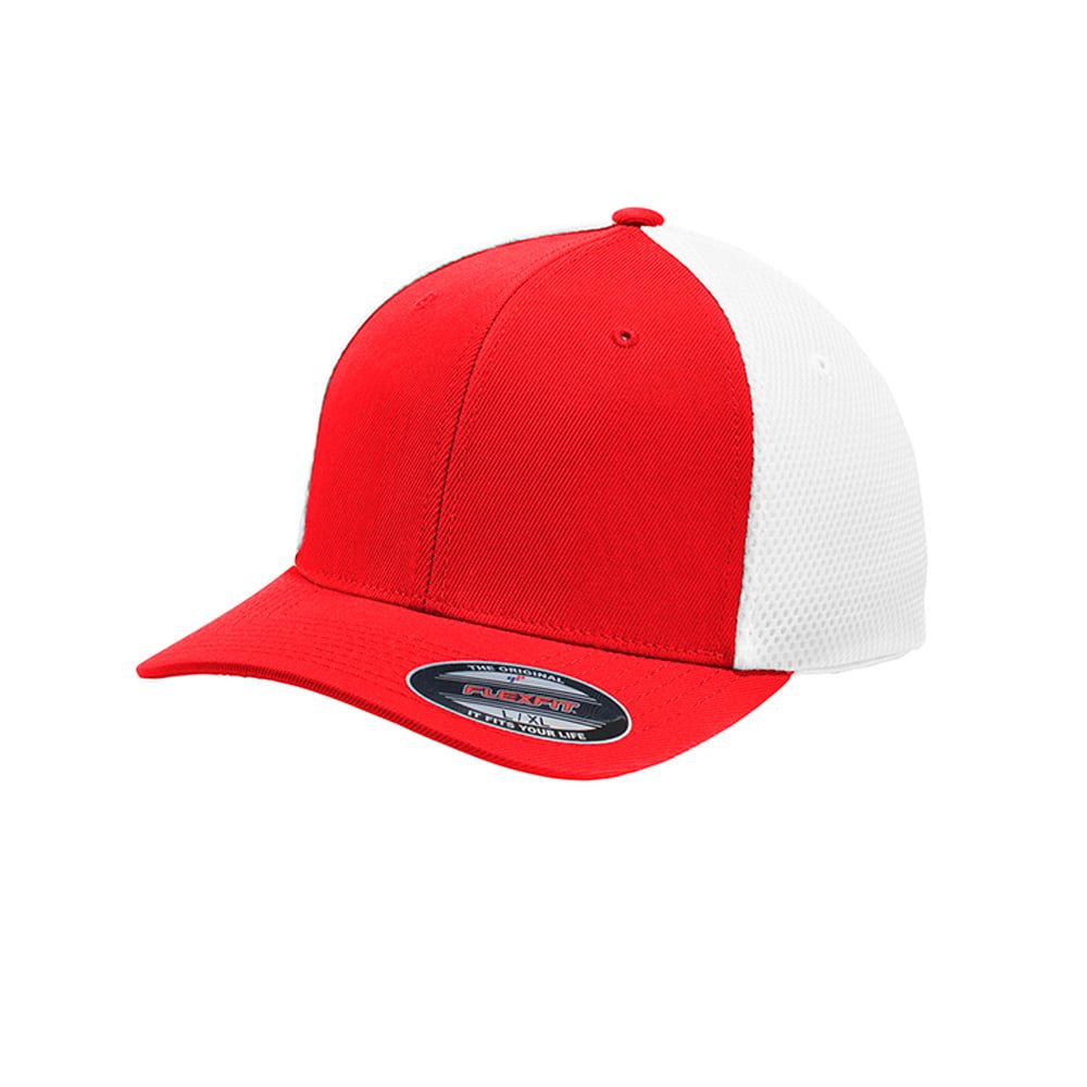 Sport - Tek STC40 Flexfit Air Mesh Back Structured Stretch Fitted Cap - Gorvex.com