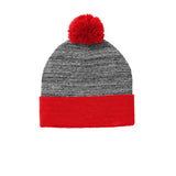 Sport - Tek STC41 Acrylic Heather Pom Pom Beanie - Gorvex.com