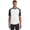 Sport - Tek T201 Colorblock Raglan 3/4 Short Sleeve Jersey - Gorvex.com