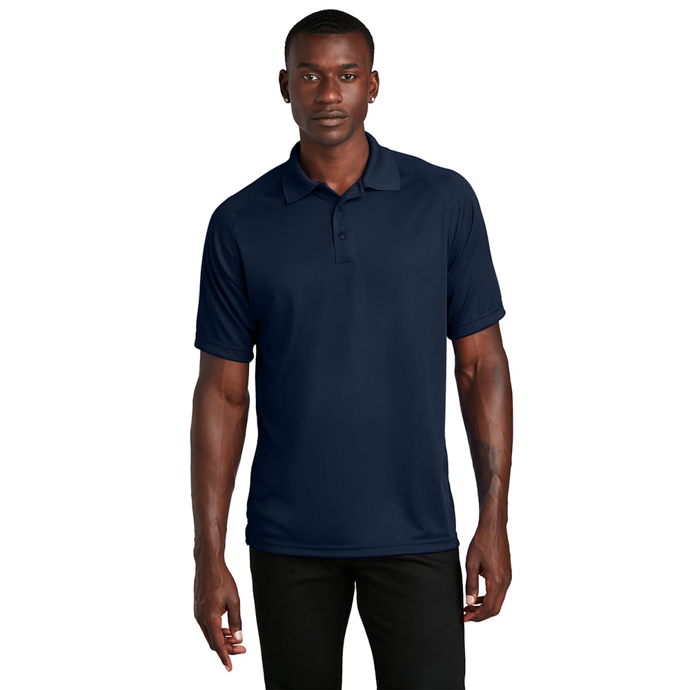 Sport - Tek T475 Dry Zone Raglan Polo with 3 - Button Placket - Gorvex.com