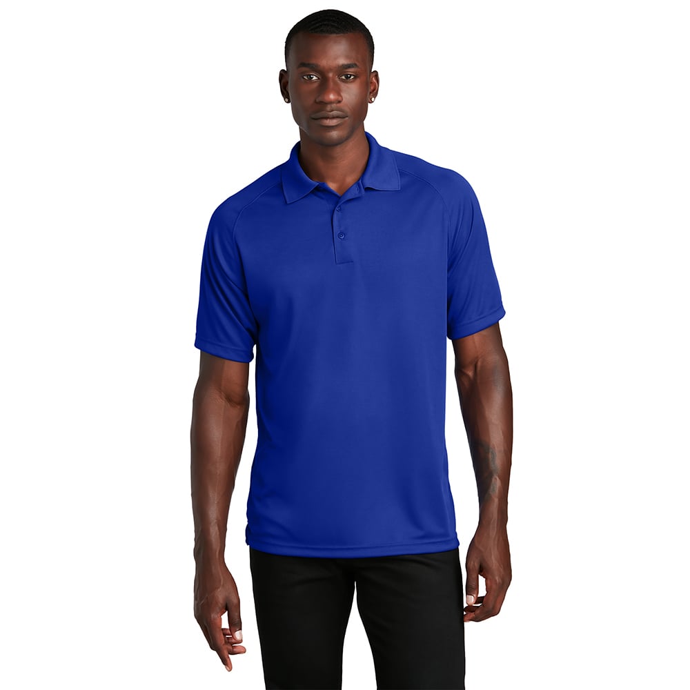 Sport - Tek T475 Dry Zone Raglan Polo with 3 - Button Placket - Gorvex.com