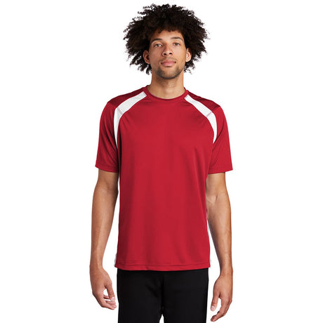 Sport - Tek T478 Dry Zone Modified Raglan Sleeves Colorblock Crew Shirt - Gorvex.com