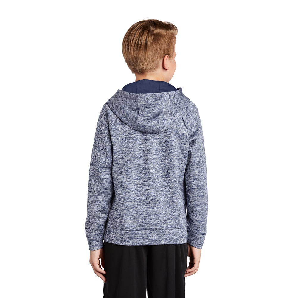 Sport - Tek YST225 Youth PosiCharge Electric Heather Hooded Pullover - Gorvex.com