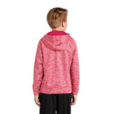 Sport - Tek YST225 Youth PosiCharge Electric Heather Hooded Pullover - Gorvex.com