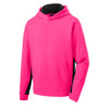 Sport - Tek YST235 Youth Sport - Wick Fleece Colorblock Hooded Pullover - Gorvex.com