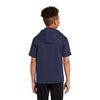 Sport - Tek YST251 Youth Sport - Wick Fleece Short Sleeve Hooded Pullover - Gorvex.com