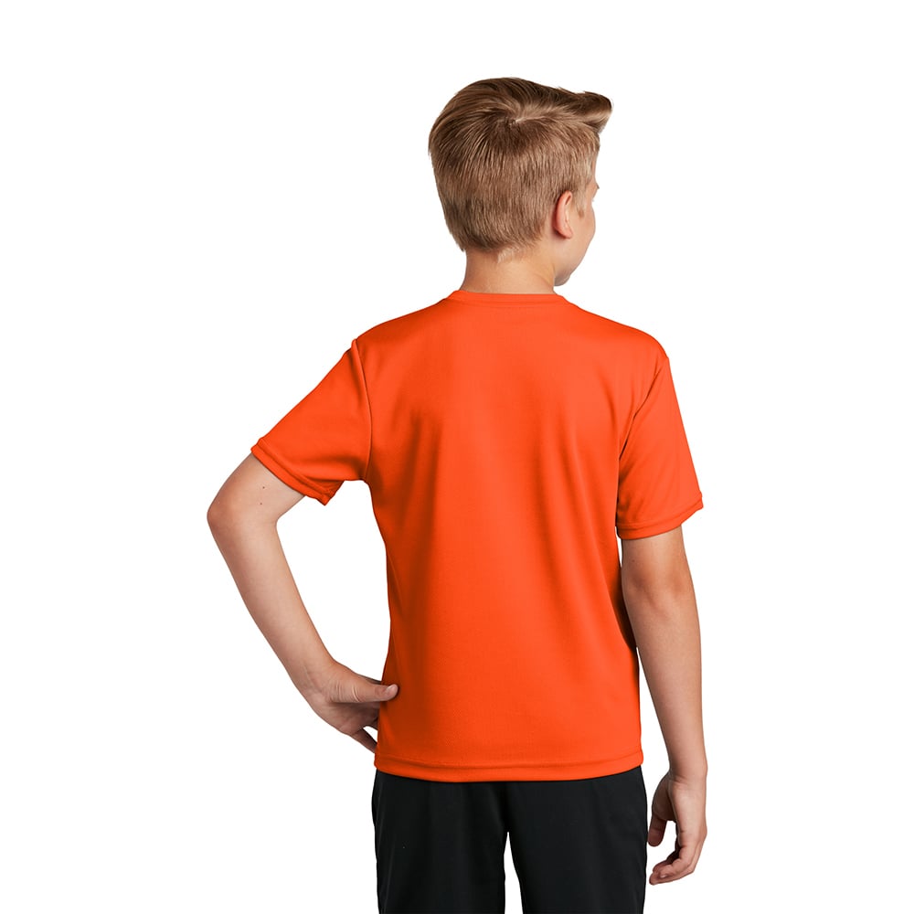 Sport - Tek YST340 Youth PosiCharge RacerMesh T-Shirt with Drop Sleeve - Gorvex.com