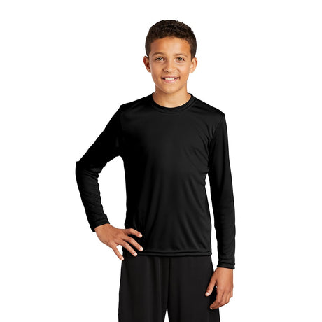 Sport - Tek YST350LS Youth Long Sleeve PosiCharge Competitor T-Shirt - Gorvex.com