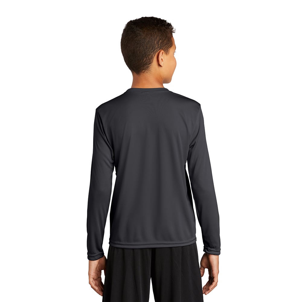 Sport - Tek YST350LS Youth Long Sleeve PosiCharge Competitor T-Shirt - Gorvex.com