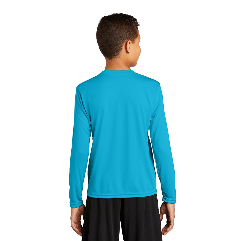 Sport - Tek YST350LS Youth Long Sleeve PosiCharge Competitor T-Shirt - Gorvex.com